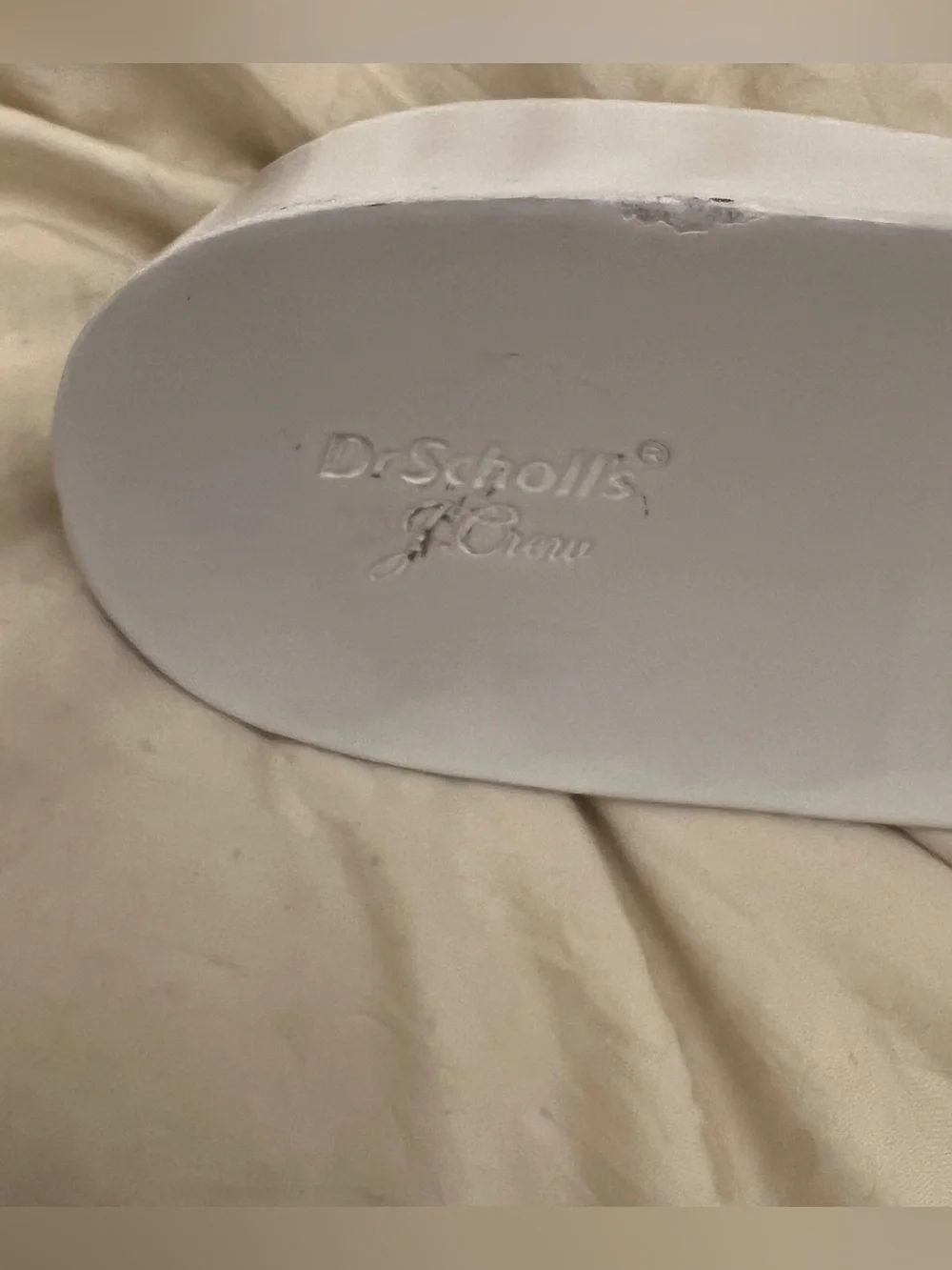 DR. SCHOLL’s white sandals 9